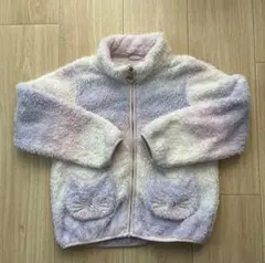 anyFAM ネコポケットボアブルゾン　130