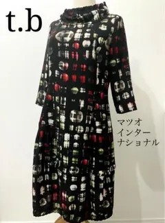 t.b センソユニコ 総柄 ワンピース Aライン 40 2026年最新】センソユニコ ワンピの人気アイテム - メルカリ