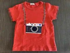 familiarカメラTシャツ　110cm