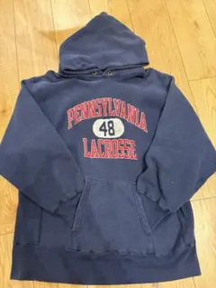 80s トリコタグ チャンピオン リバースウィーブ XL USA製 ネイビー