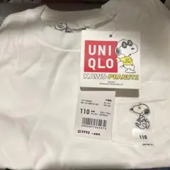 ユニクロ　カウズ　新品　110 半袖　ポケットTシャツ　スヌーピー