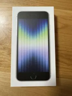 【美品】iPhone SE第3世代 64GB ホワイト(スターライト) 84%