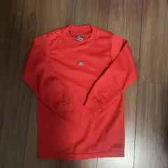 赤 長袖 アンダーシャツ　ミズノ
