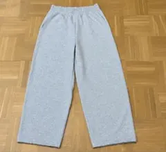 UNIQLO:C スウェットワイドパンツ グレー M