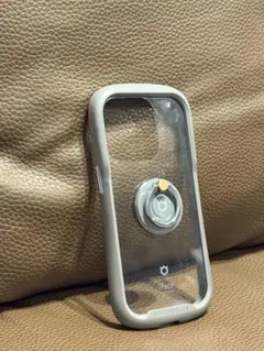 iFace クリアケース リングスタンド付き