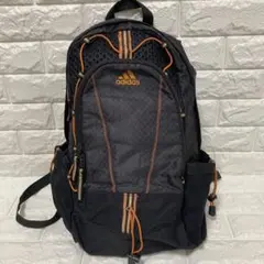 adidas リュック ブラック×オレンジ 大容量 スポーツ 通勤通学