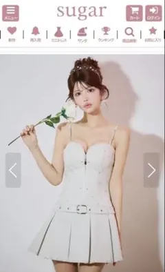 ローブドフルールドレス