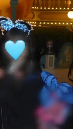 ディズニー 水玉リボンカチューシャ