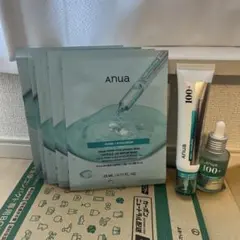 ※マスク追加【箱あり】Anua PDRN セラム & クリーム & マスク5枚