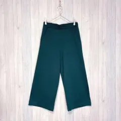 【PetitHonfleur】ワイドパンツ 裏起毛 スウェット素材 無地