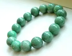 希少、最上級品、国石、綺麗色)糸魚川翡翠ブレスレット、14mm - メルカリ