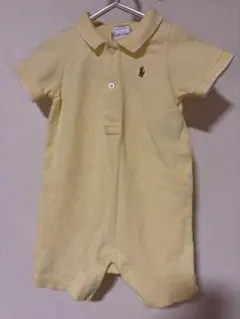イエロー ポロシャツスタイル ロンパース　ラルフローレン　polo