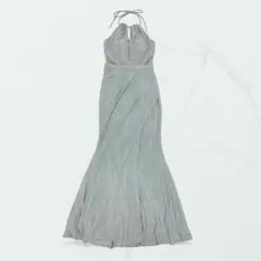 [イルマ]55026 キャバドレス グレイッシュグリーン S