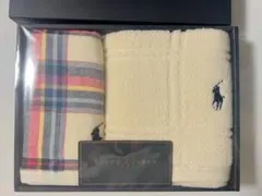 新品未使用品　ラルフローレン ウォッシュタオル 2枚セット ティスベリー&ラージ