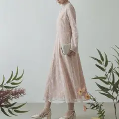 最終値下げ⭐️未使用級 カナ　23SS ワンピース　総レース　結婚式　オケージョン