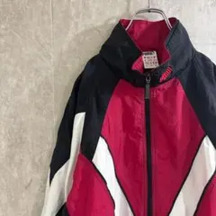 希少 90s asics アシックス ナイロンジャケット L ヴィンテージ 古着