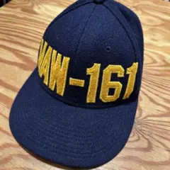 希少　90s ラルフローレン ウールキャップ VAW-161 ネイビー