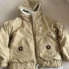 Coen ベージュ フード付きアウター 100