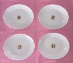 ヤマザキ パン祭り 白いオーバルディッシュ 皿 4枚