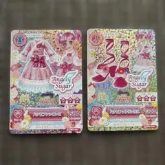 アイカツ！ハナビファン2枚セット Angely Sugar