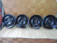 C306 16×5.5J 4穴 ホイール(ブラック) 16インチ 4本 日産のサムネイル