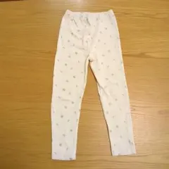 petit main さくらんぼ柄レギンス ホワイト