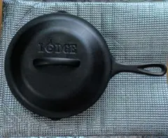 LODGE 鋳鉄製スキレット 蓋付きセットのサムネイル