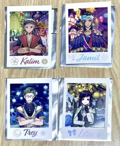 ツイステ展 ランダムカード コレクション カリム ジャミル トレイ リリア