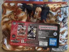 【一番くじ】　ワンピース　カードゲーム　B賞 カードデザインブランケット　エース