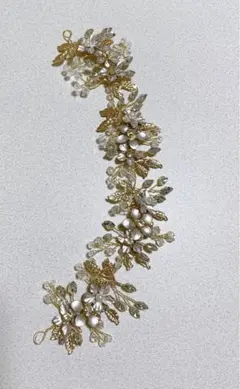 ヘッドドレス 小枝 ビジュー ヘッドピース  ブライダル ウェディング