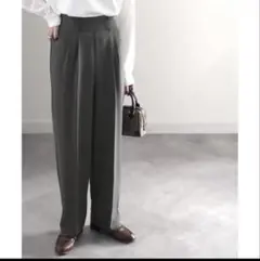 新品　タグ付　classicalelf パンツ　ワイド　センタープレス