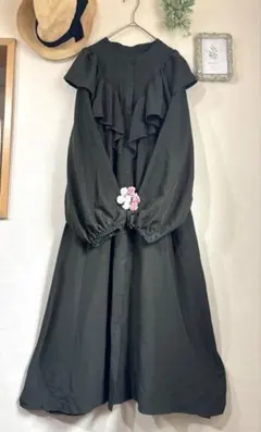 sugar Spoon♡フリル　ロングワンピース　ゆったり　バルーン袖　ふわり