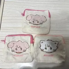 mikko characters もこもこポーチ セット