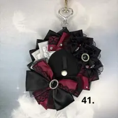 ロゼット 痛ロゼット ワインレッド シルバーグレー 黒 痛バッグ 缶バッジ用