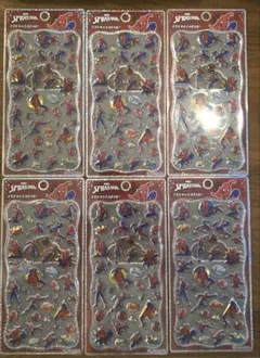 ボンボンドロップシール　プチドロップステッカー マーベルスパイダーマン　6セット