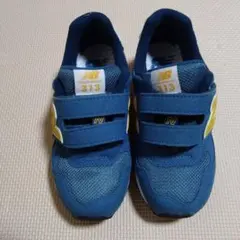 New Balance 313 キッズシューズ ネイビー/イエロー