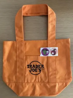 TRADER JOE'S オレンジ トートバッグ
