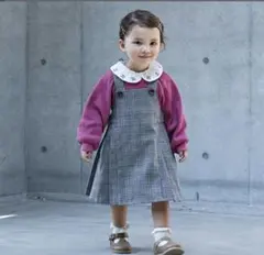 プティマイン　プリーツジャンパースカート　S