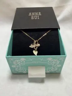 ANNA SUI アナスイ 蝶とハートをモチーフのネックレス⭐️箱付き⭐️のサムネイル
