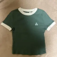 GAP リブ リンガーTシャツ グリーン XSのサムネイル