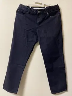 レディース デニムパンツ ネイビーのサムネイル