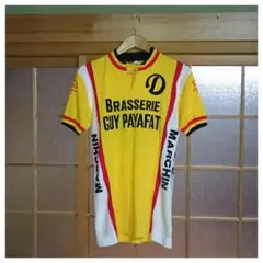 Renato 80’s ビンテージ ベルギー製 サイクルジャージ 黄色 サイズ4