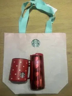 韓国スタバ　バレンタイン限定　３点セット