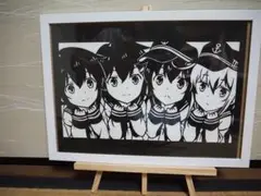 艦これ　切り絵　A4サイズ