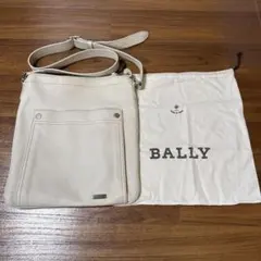 現行近/美品✨ BALLY ショルダーバッグ 斜め掛け可 型押しロゴ 