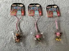 ONE PIECE武将シリーズ　フィギュアストラップ セット　チョッパー、エース