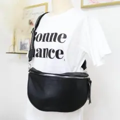 【新品】ショルダーバッグ 旅行 斜め掛け 黒 ブラック ユニセックス