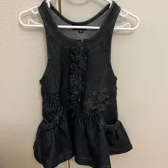 JILLSTUART ノースリーブ デニム風 ワンピース90のサムネイル
