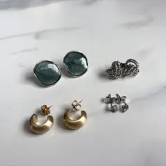 スリーコインズ ピアス 4点セット スリコ