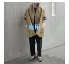 ⭐️JULY NINE ノーカラーミドルジレ⭐️MUU⭐️ ⭐️JULY NINE ノーカラーミドルジレ⭐️ - メルカリ